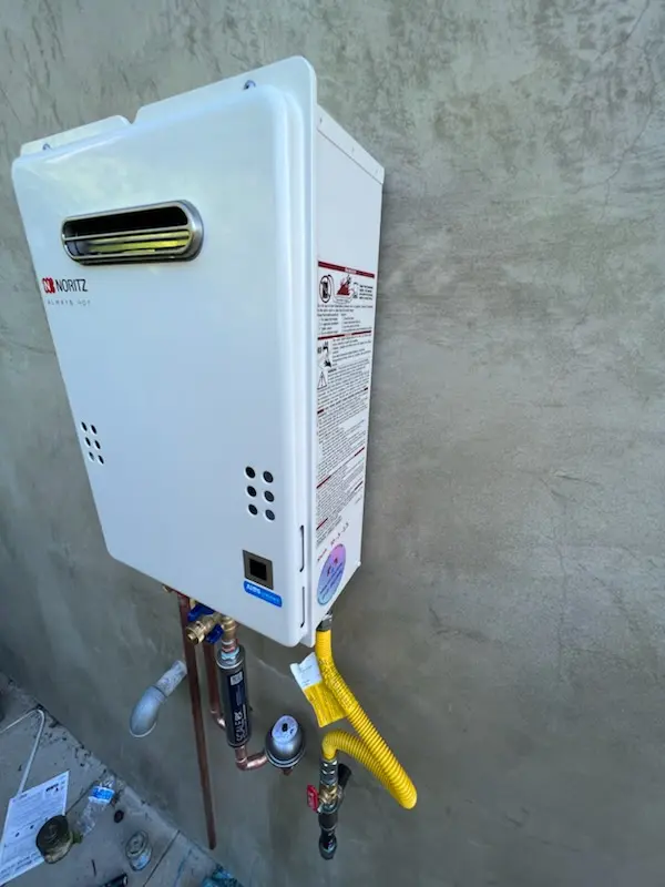 Tankless water heater installation for Port Lagoon homes